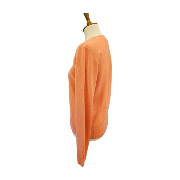 NWT Orange Appleseed's button front, crew neck cardigan, size S - Picture 2 of 7